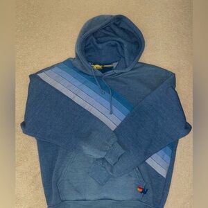 Aviator Nation Cross Stitch 5 stripe hoodie